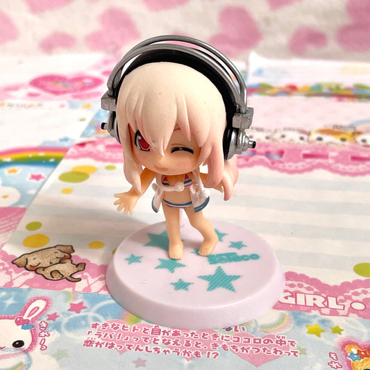 Super Sonico Chibi Kyun Chara Swimsuit Figure