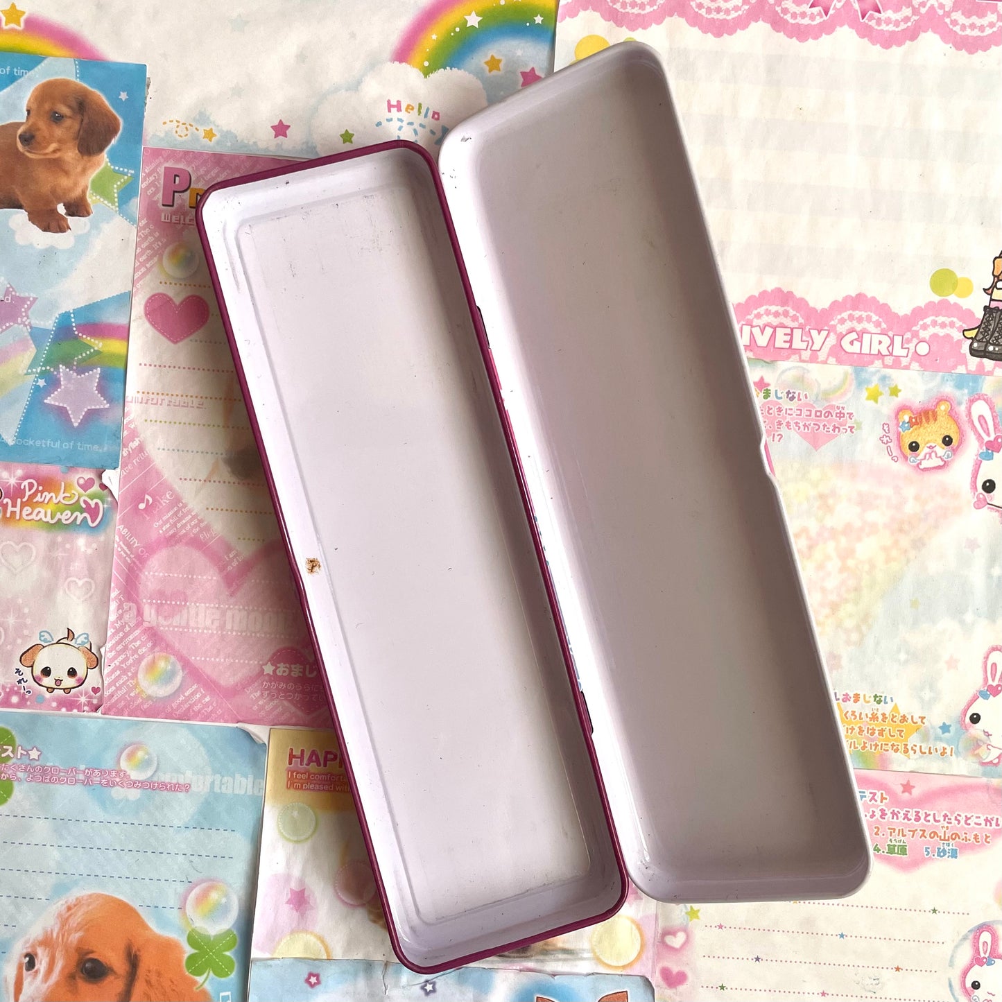 Happy Friend Tin Pencil Case