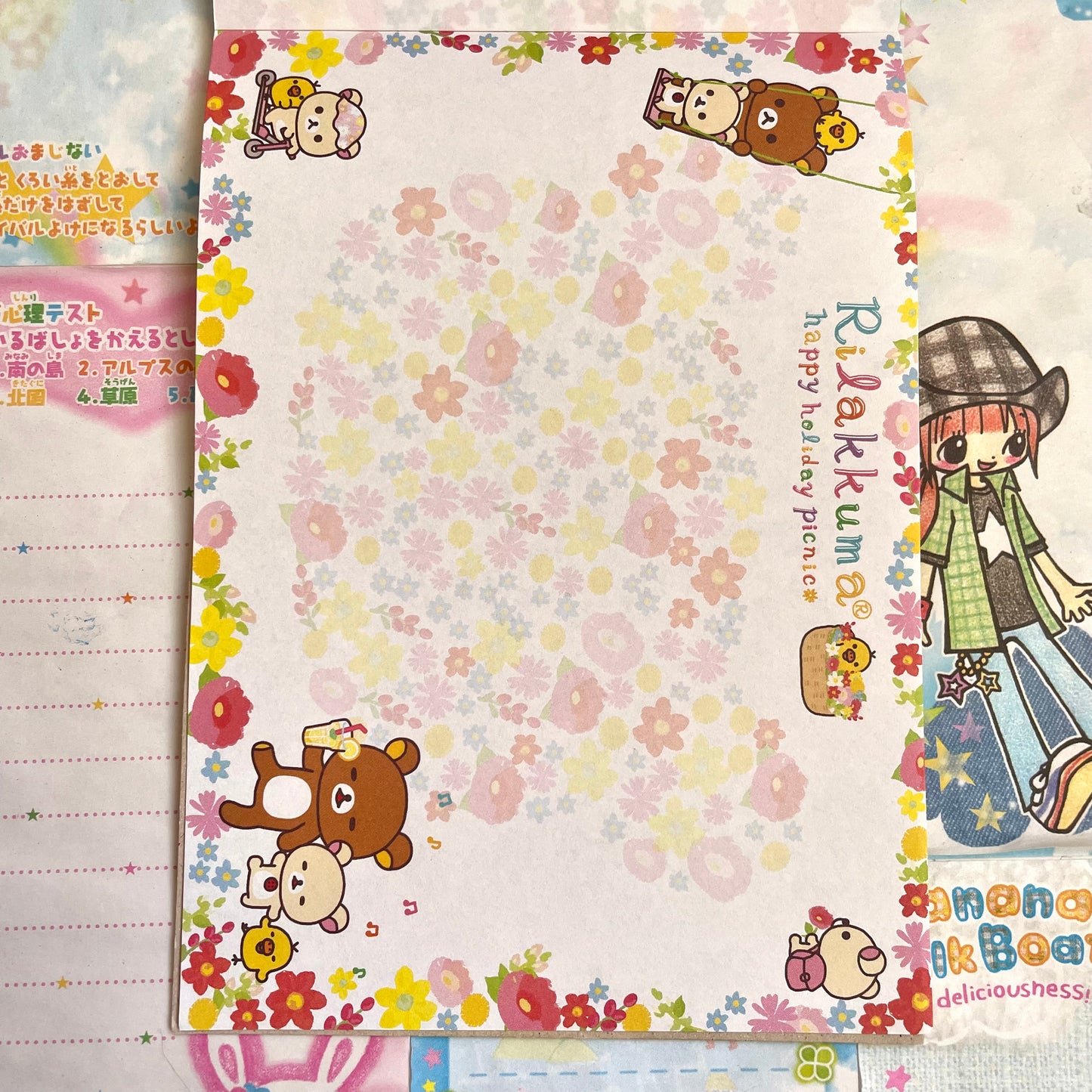 Rilakkuma Happy Holiday Picnic Memo Pad