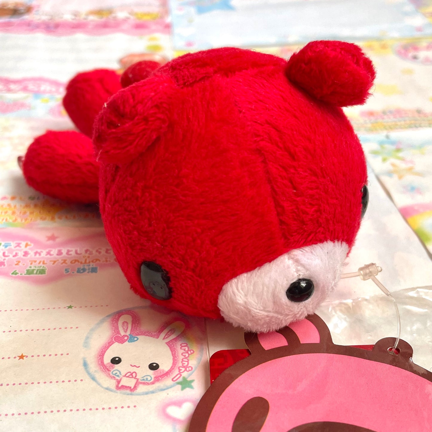 2009 Red Gloomy Bear Laying Mascot