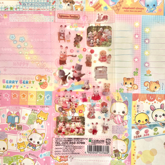 Sylvanian Families Clear Sticker Sheet