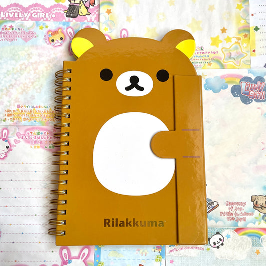 Rilakkuma Face Shaped Notebook