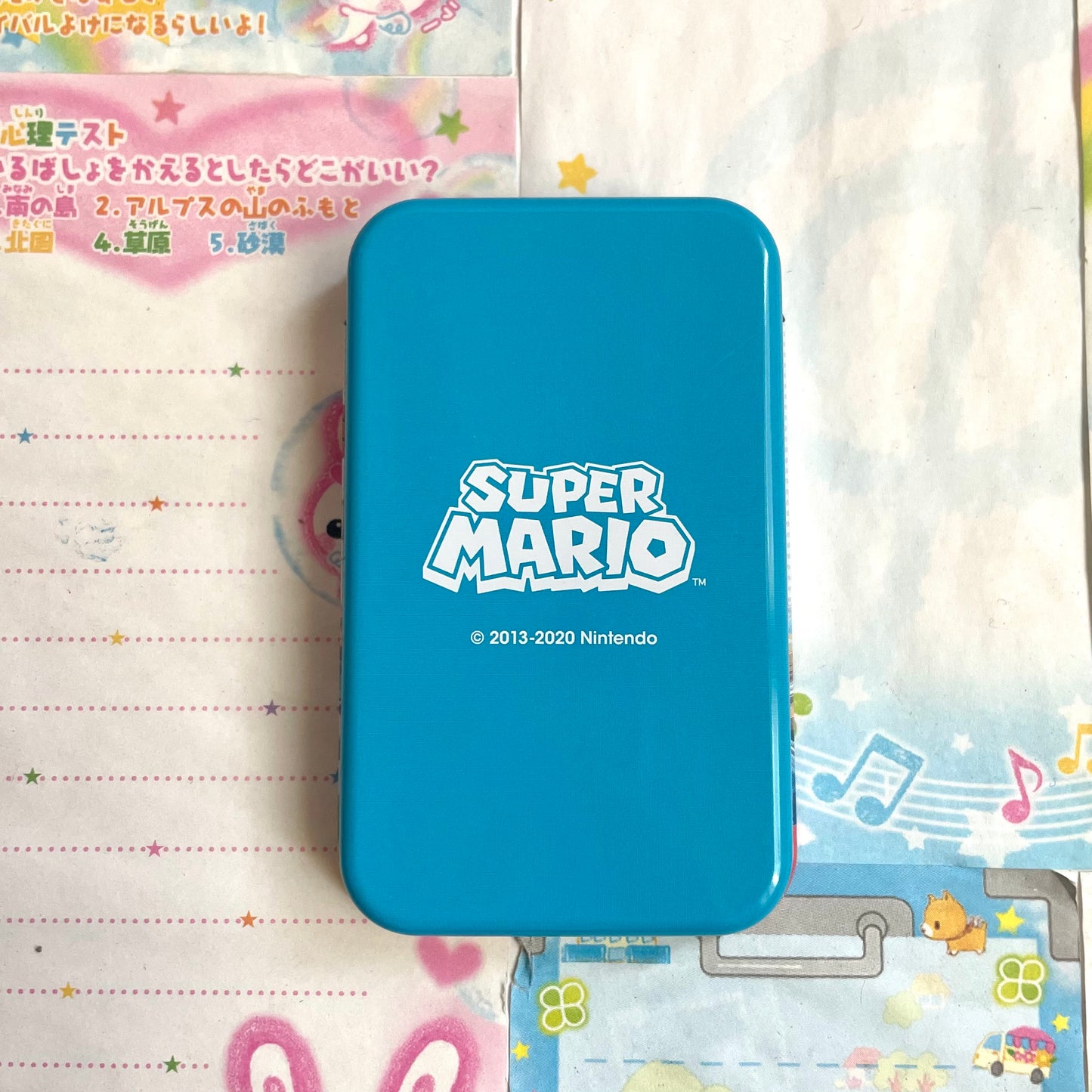 Super Mario 3D World Tin Can Case Collection