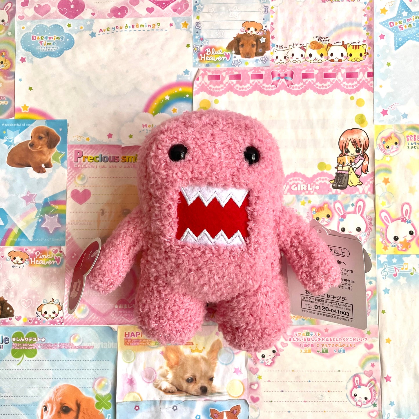 Domo-kun Pink Plush