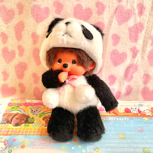 Monchhichi Panda Kigurumi Plush Toy