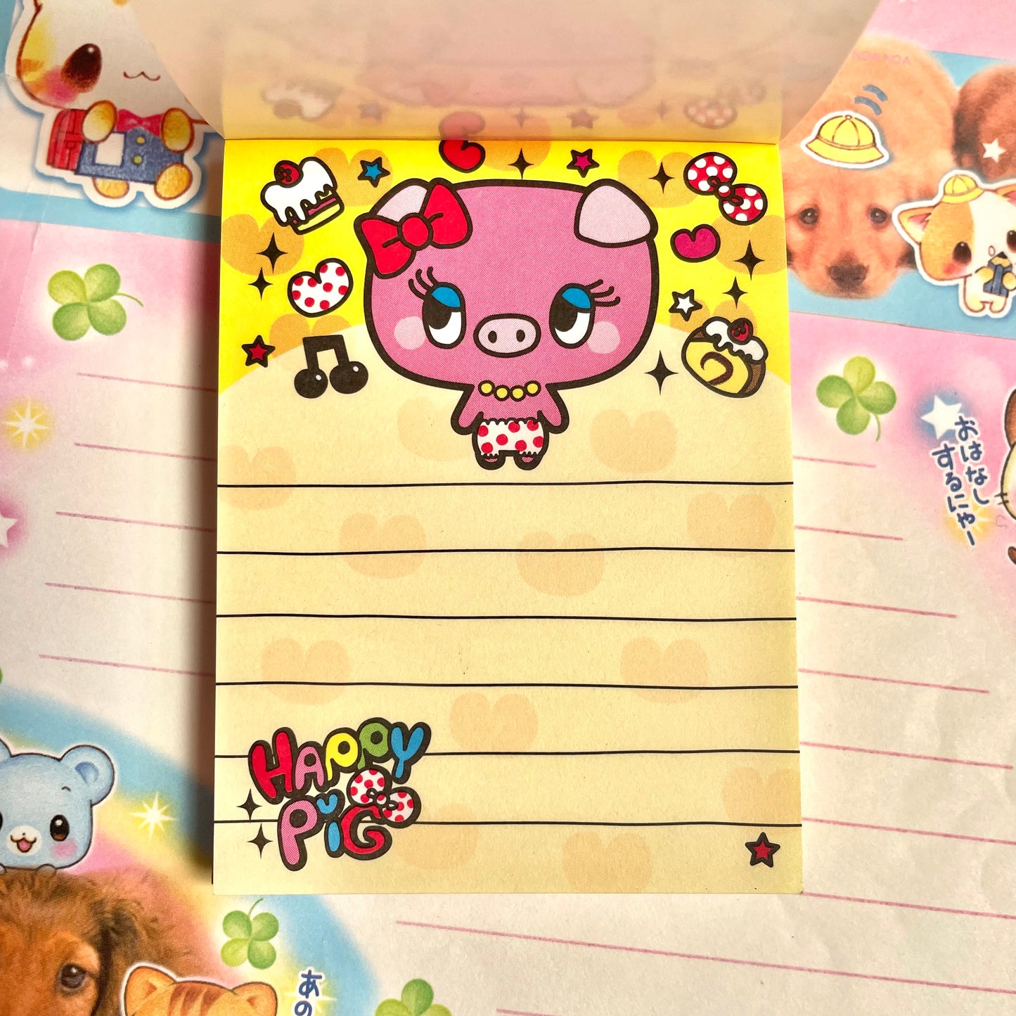 Happy Pig Memo Pad