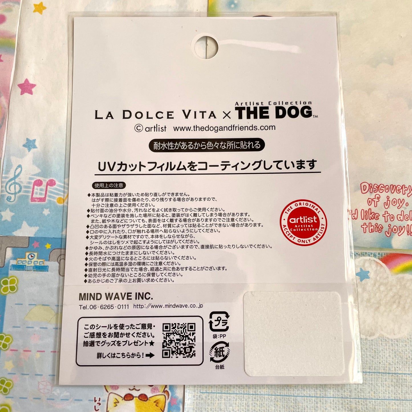 THE DOG x La Dolce Vita Toy Poodle Jumbo Sticker