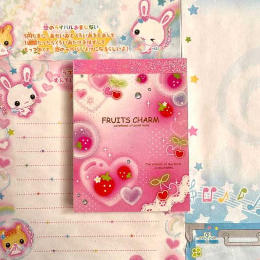 Fruits Charm Memo Pad