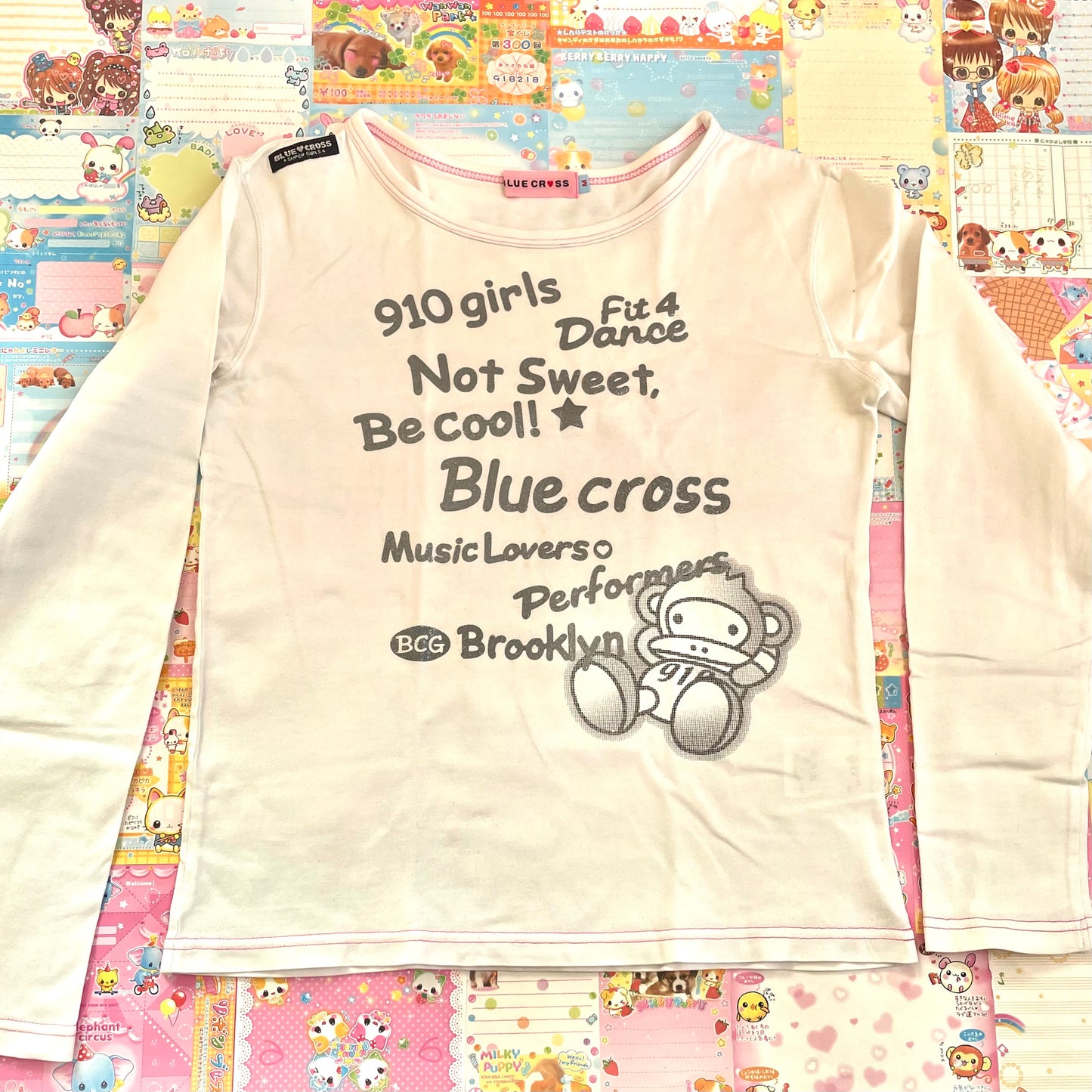 Blue♥︎Cross Girls - Music Lovers Long-sleeve T-shirt
