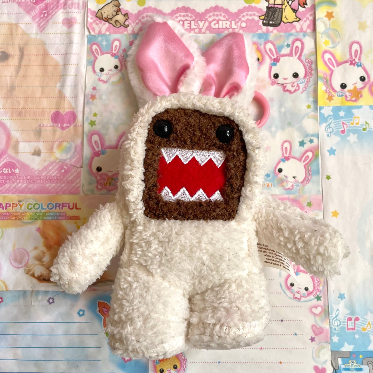 Bunny Domo-kun Mascot Keychain