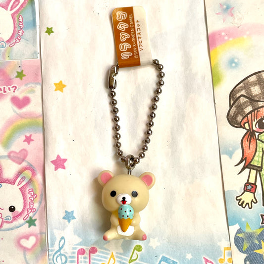 Korilakkuma Ice Cream Keychain