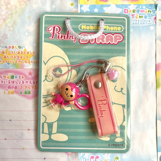 Pinky Monkey Mobile Strap