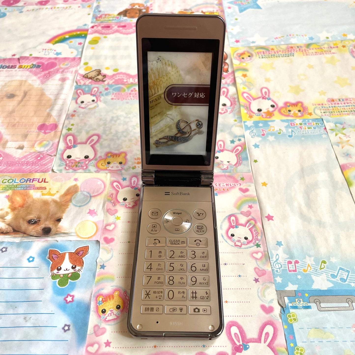 Gold Flip Phone Prototype