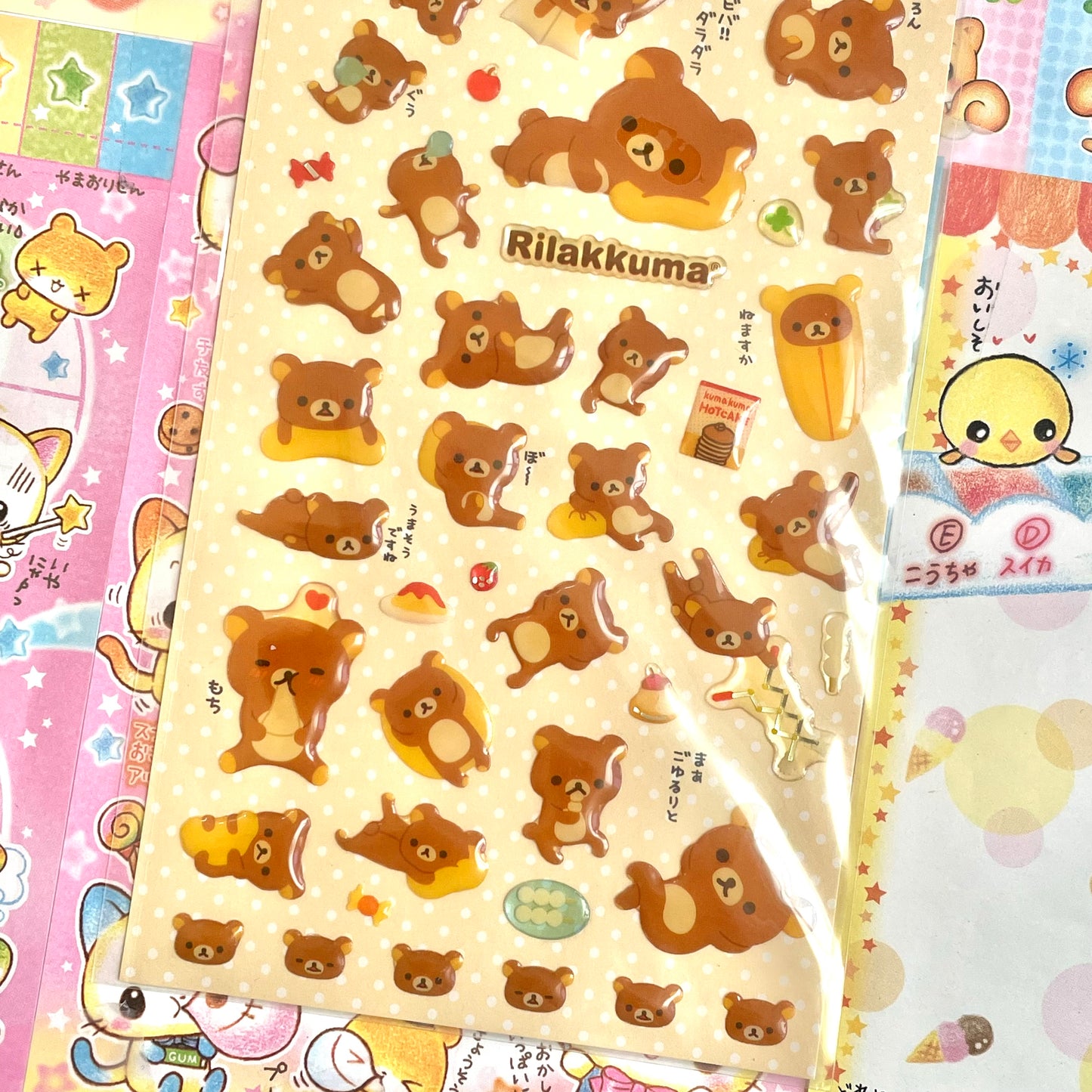 Rilakkuma Daily Life Sticker Sheet