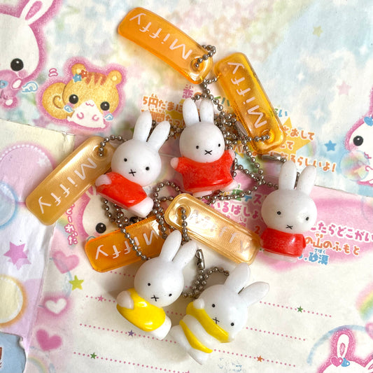 Retro Miffy Figure Keychains