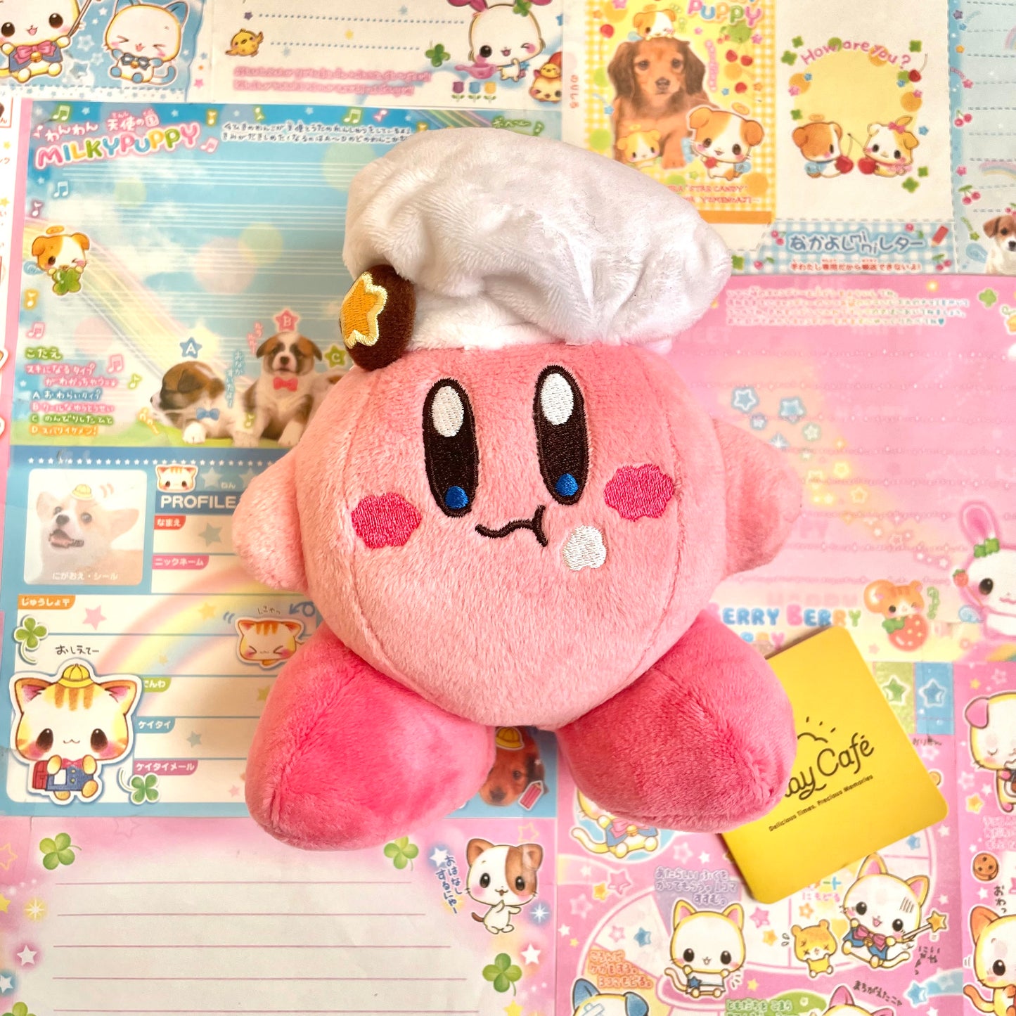 Kirby Cafe Chef Kirby Plush Small