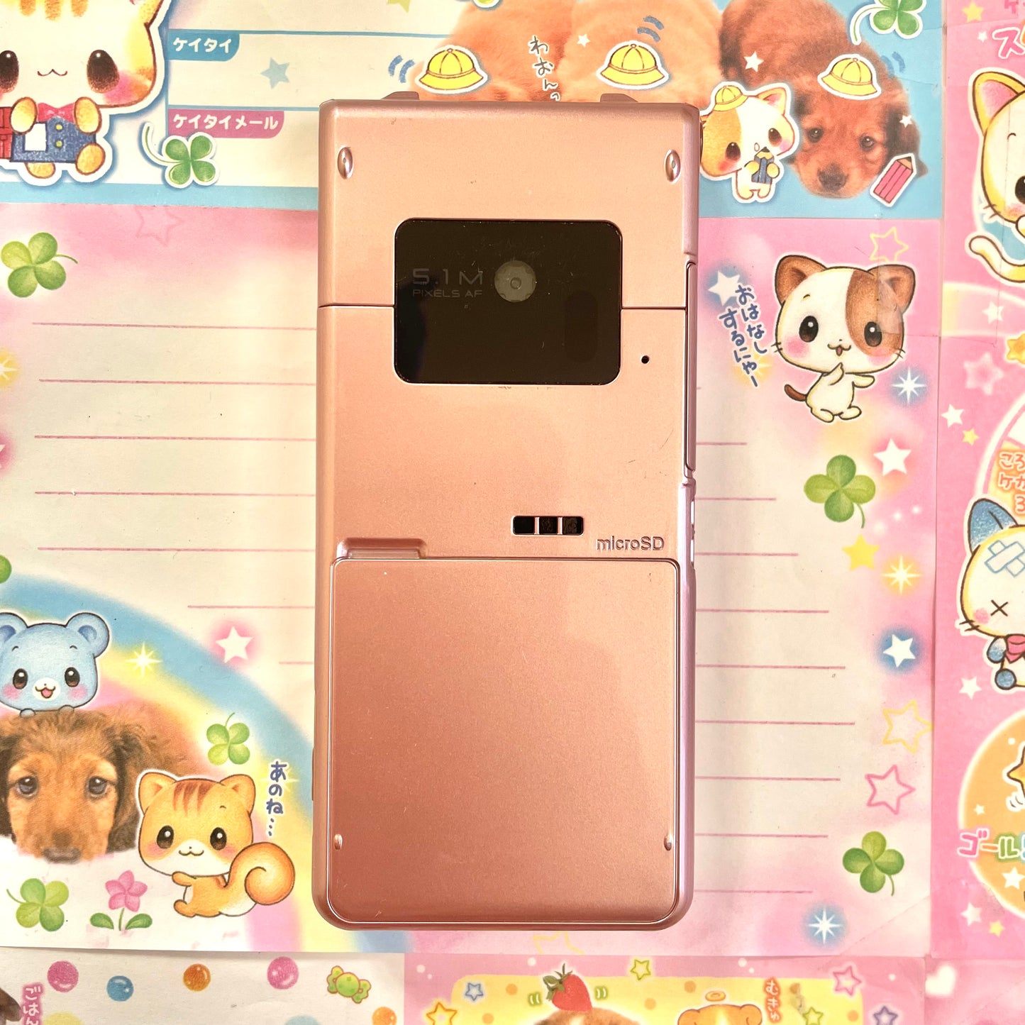 Prototype Flip Phone in Rose Gold