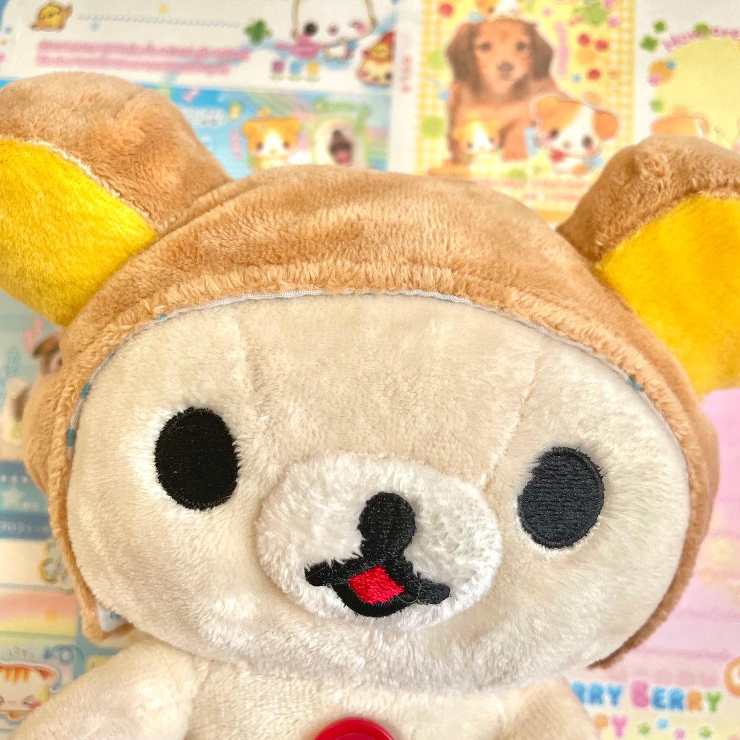 Korilakkuma with Rilakkuma Hat Small Plush