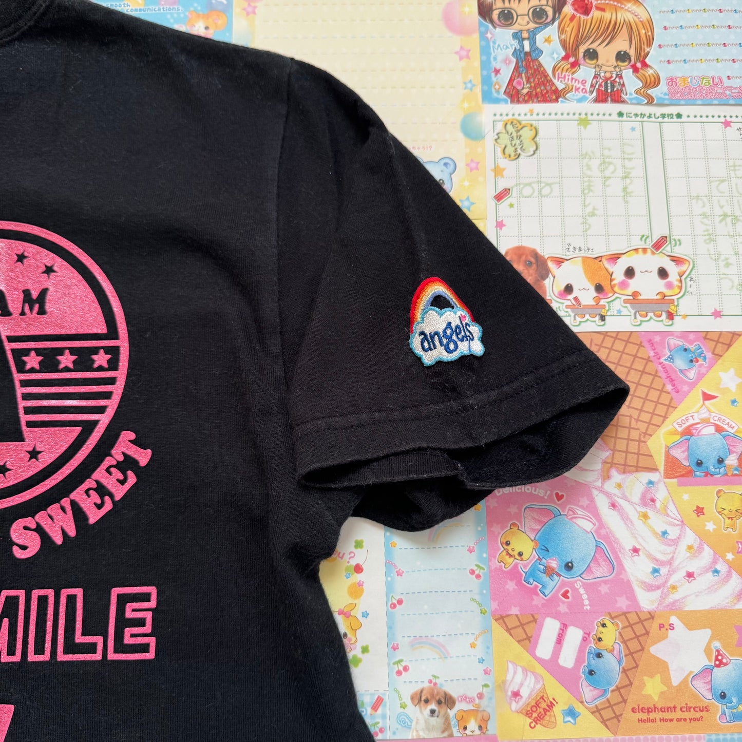 Angel Blue ♡ Happy Mate Short-Sleeve T-Shirt