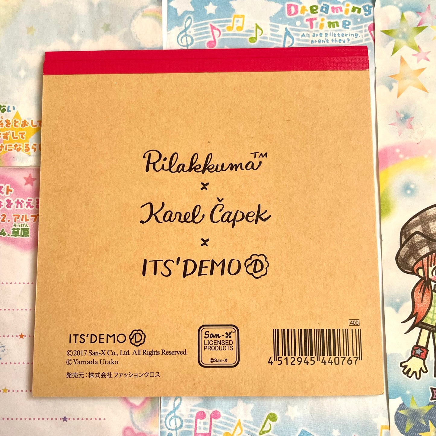 Rilakkuma x Karel Capek x Its’Demo Memo Pad