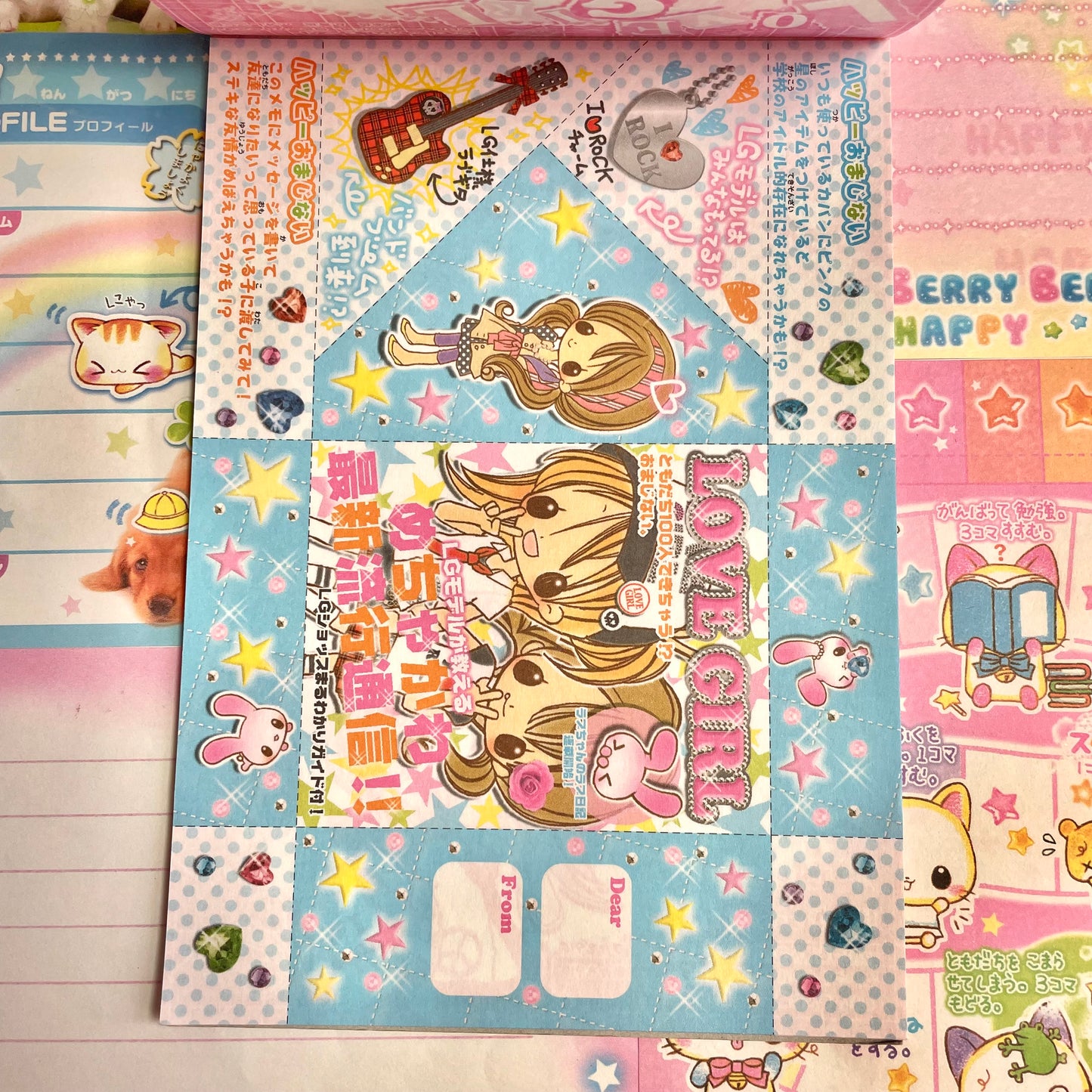 Love Girl Origami Memo Pad