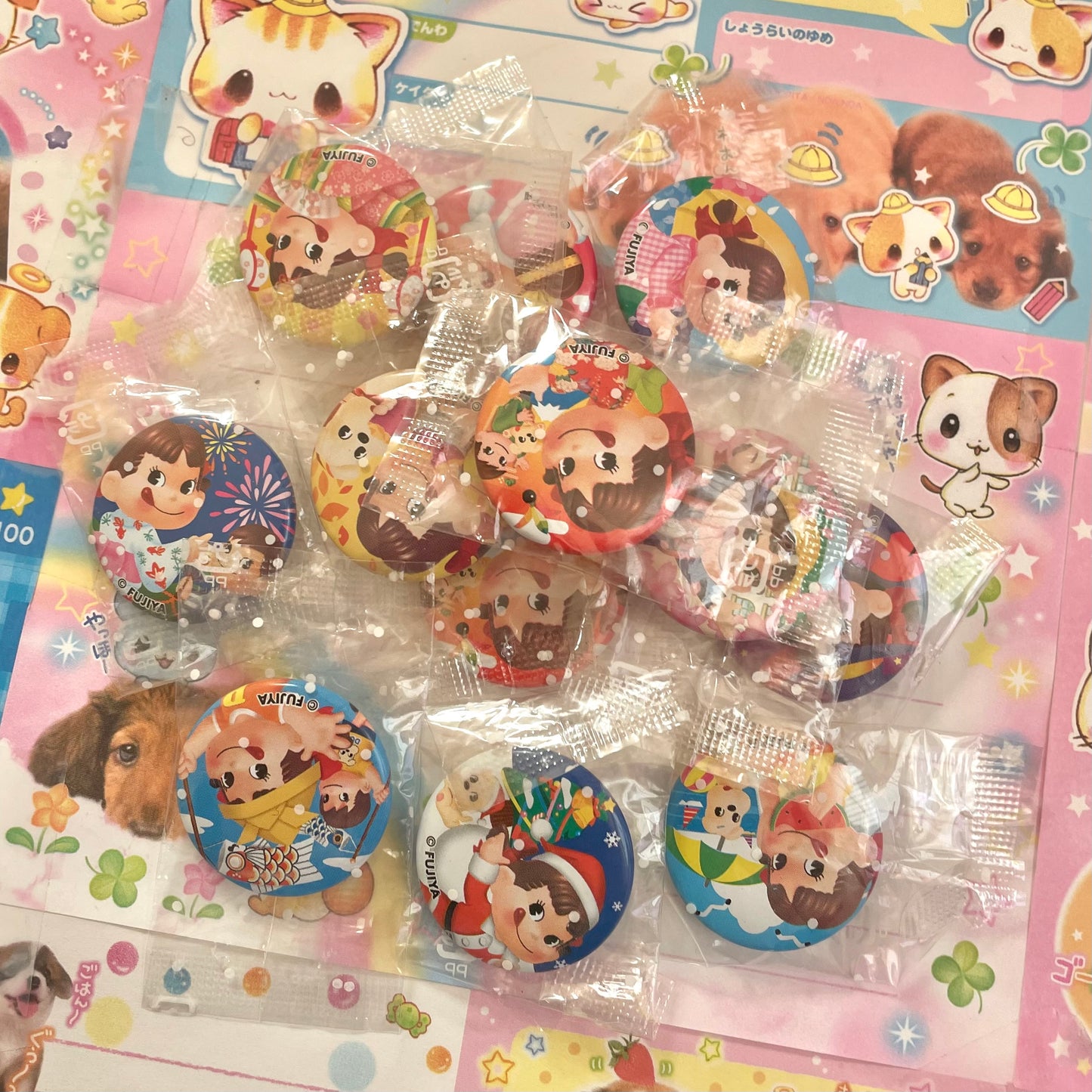 ★Lucky Draw★ Peko-chan Button Badge Pin