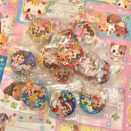 ★Lucky Draw★ Peko-chan Button Badge Pin