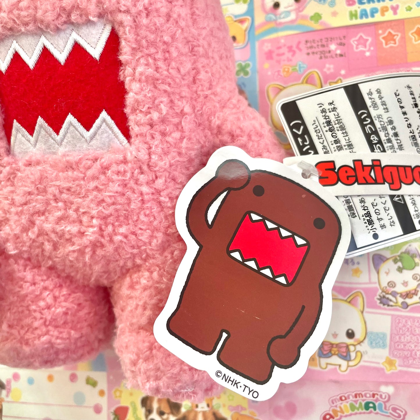 Pink Domo-kun Plush