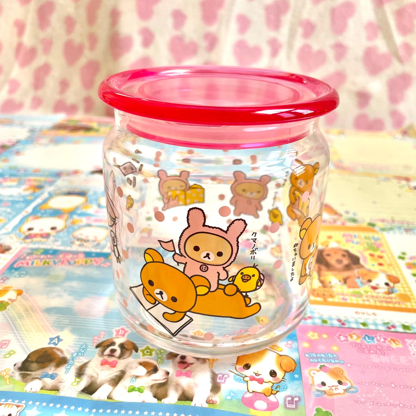 Rilakkuma Glass Containers