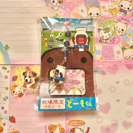 Domo-kun ♡ Milk Bottle Domo ♡ Ranch Limited Strap