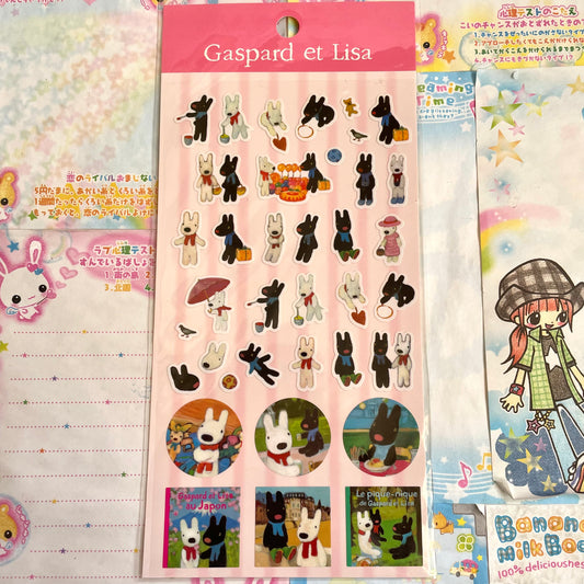 Gaspard et Lisa Sticker Sheet