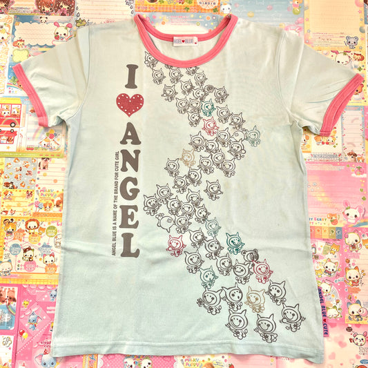 Angel♥︎Blue - I ♥︎ Angel Short-sleeve T-shirt