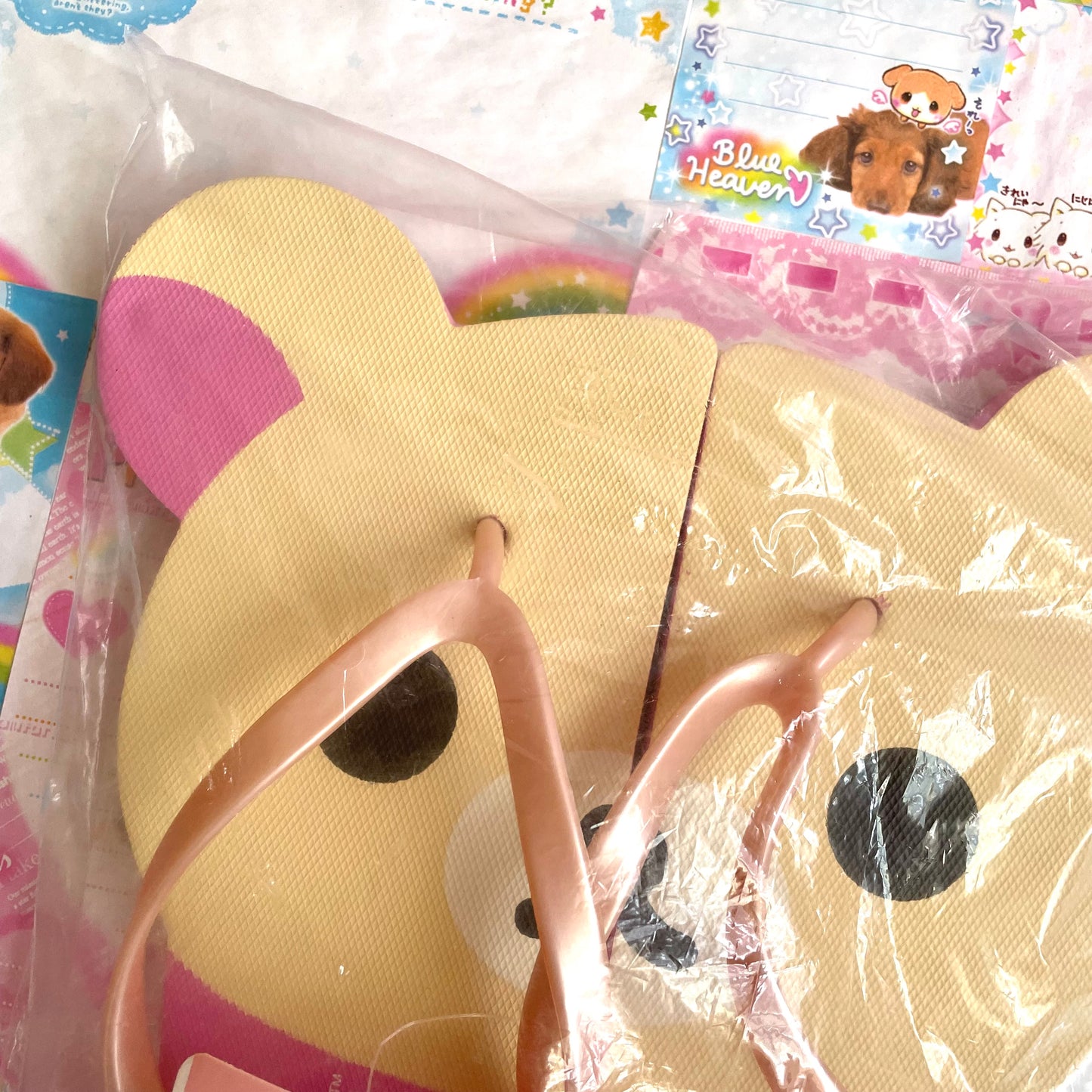 Korilakkuma Face Shaped Slippers