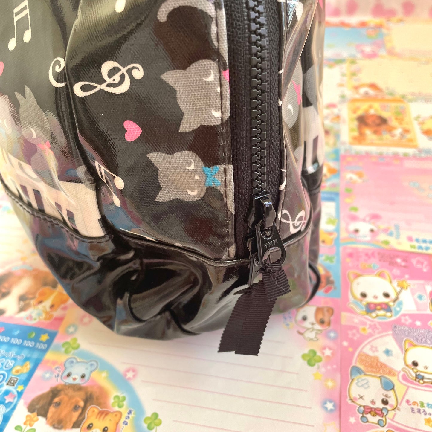 Piano & Cats Vinyl Bag