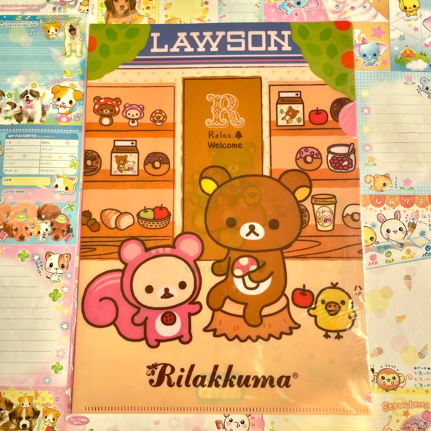 Rilakkuma x Lawson A4 File