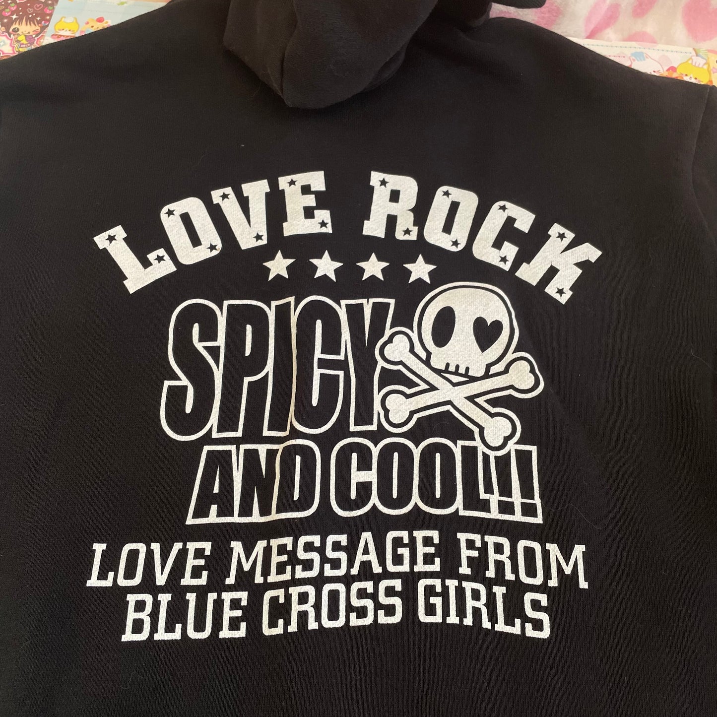 Blue♥︎Cross Girls Spicy Label - Love Rock Zip-up Hoodie