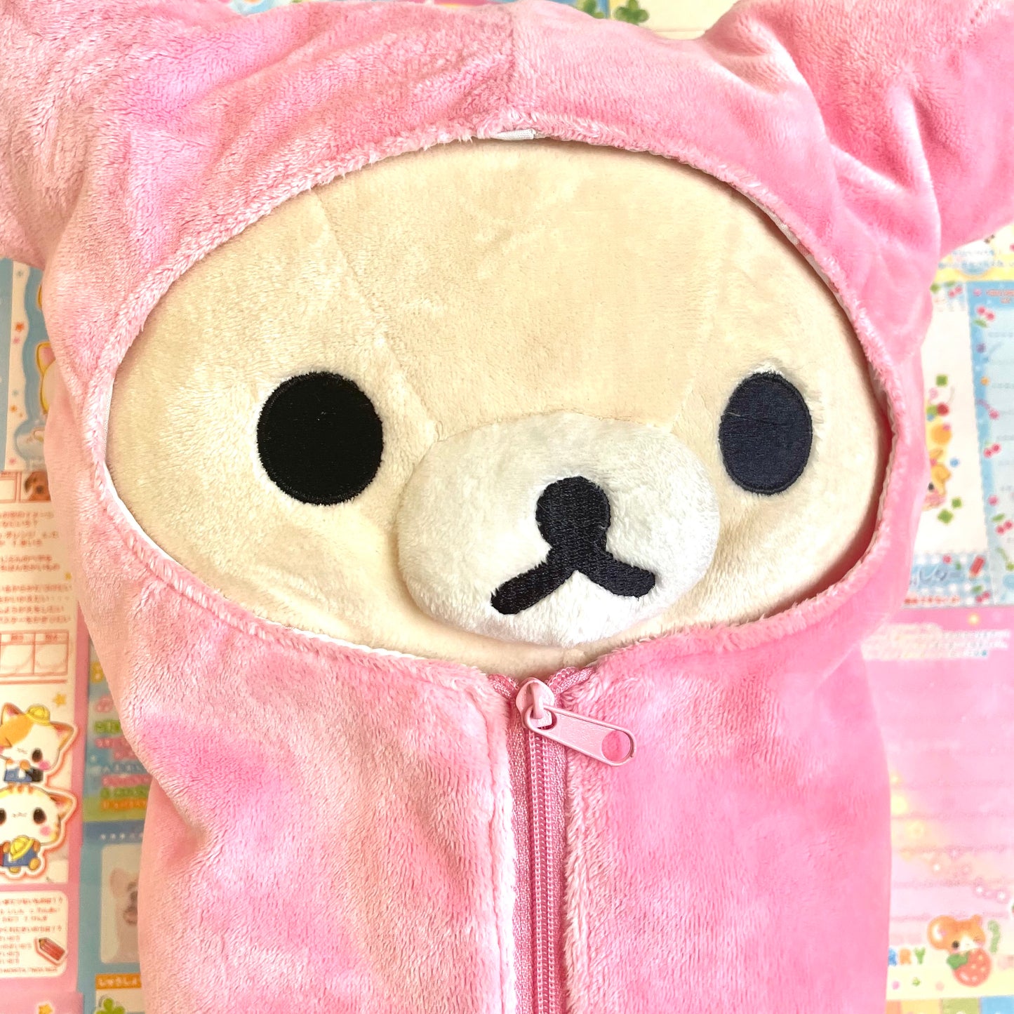 Korilakkuma in Reversible Sleeping Bag Plush