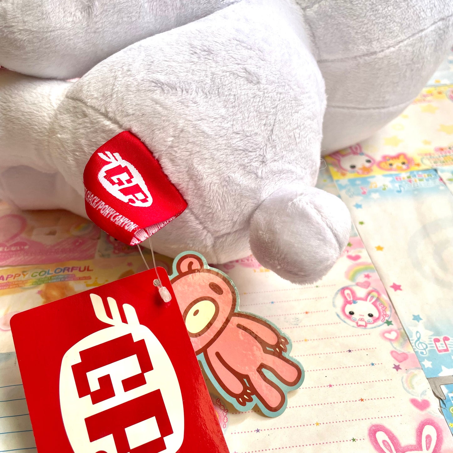 2008 Albino SL Sitting Gloomy Bear Plush (heavy blood ver.)