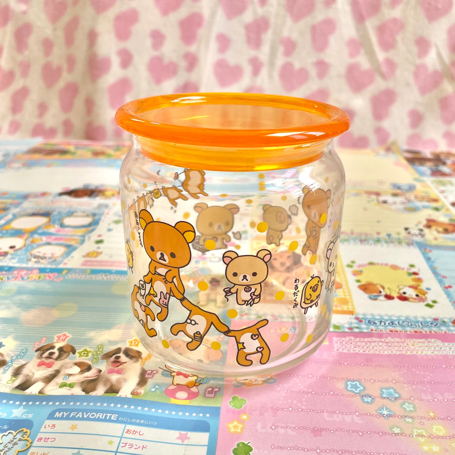 Rilakkuma Glass Containers