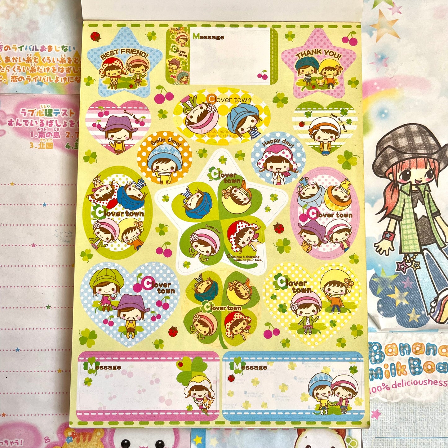 Clover Town Memo Pad