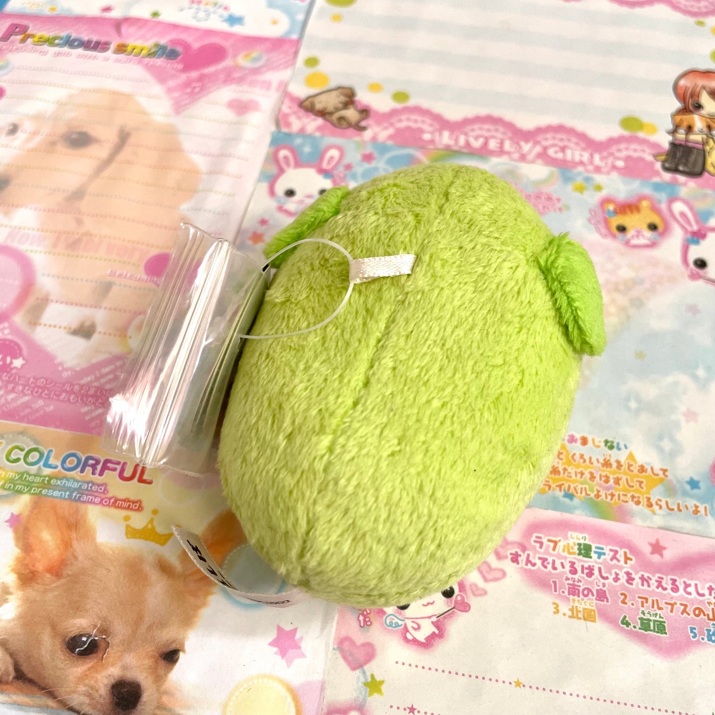 Mameshiba Green Bean Small Plush