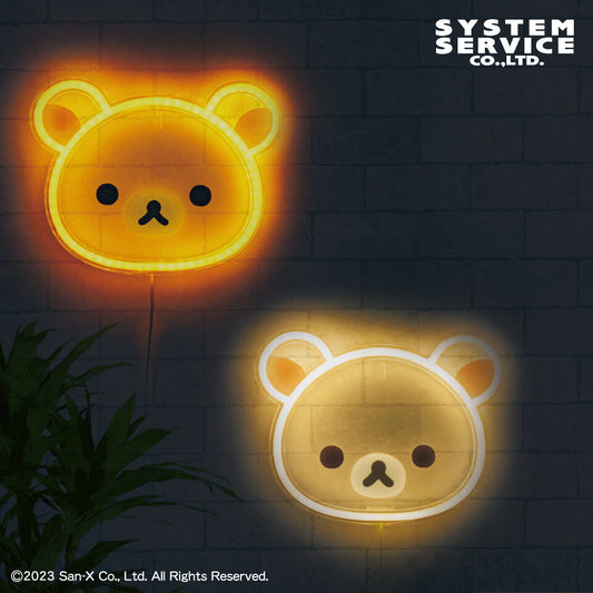 NEW BASIC RILAKKUMA Wall-Mounted Neon-Style LED Light Sign