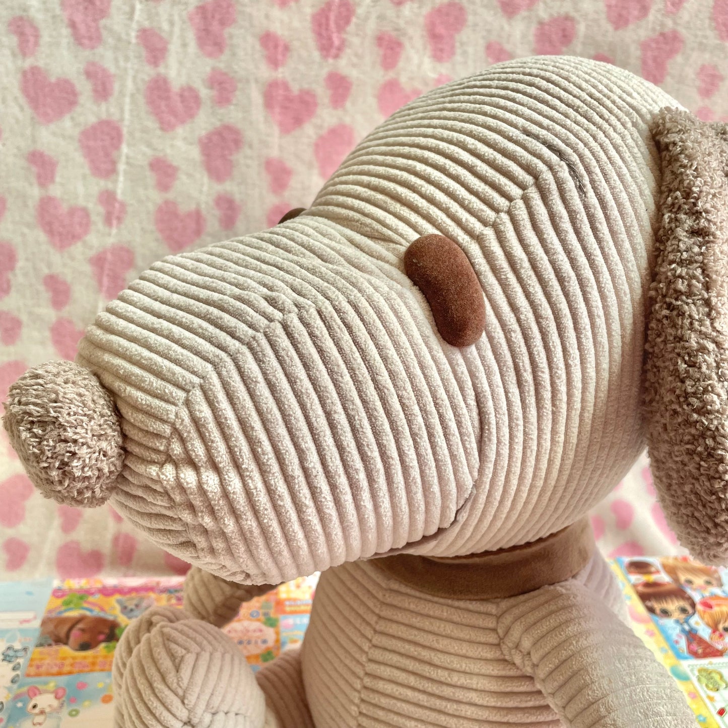 Snoopy Caramel Corduroy Mega Jumbo Plush