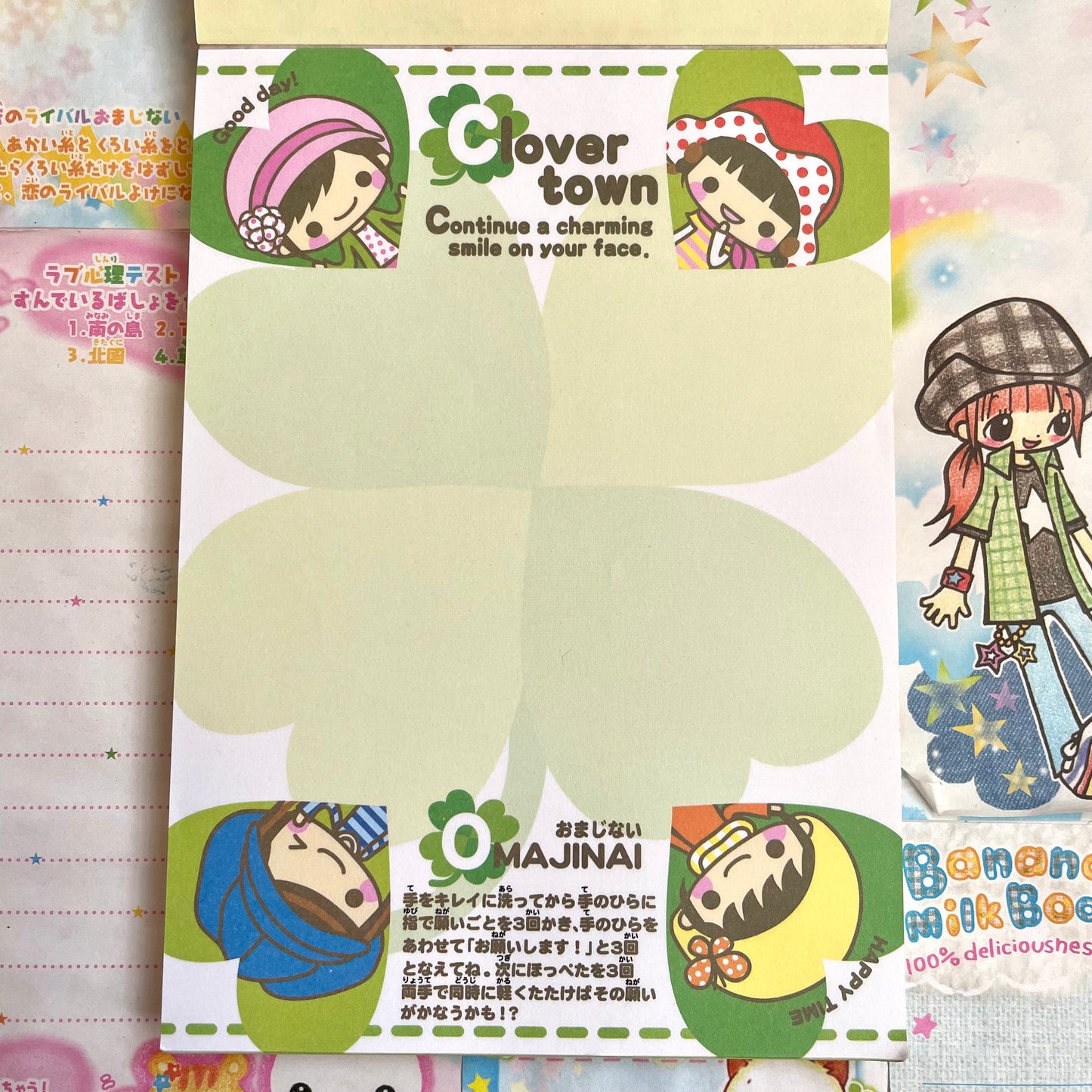 Clover Town Memo Pad