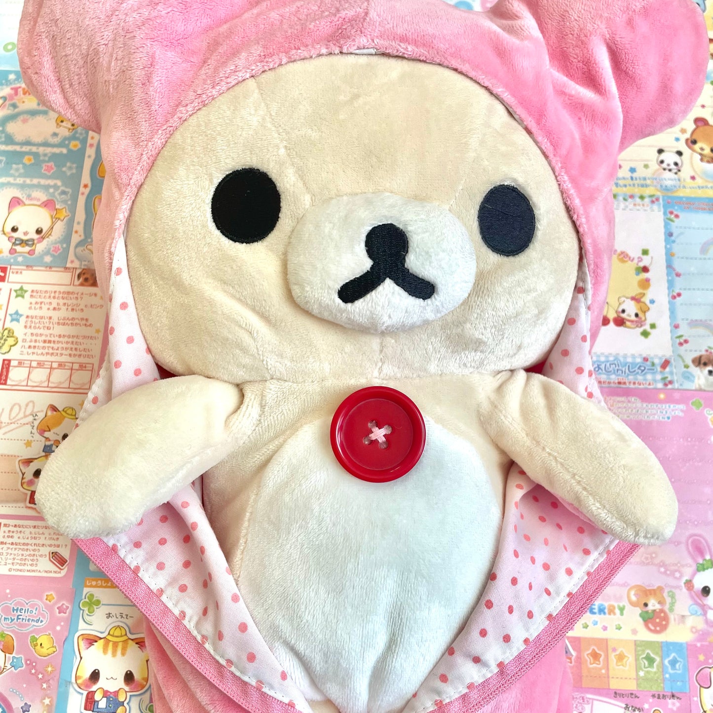 Korilakkuma in Reversible Sleeping Bag Plush