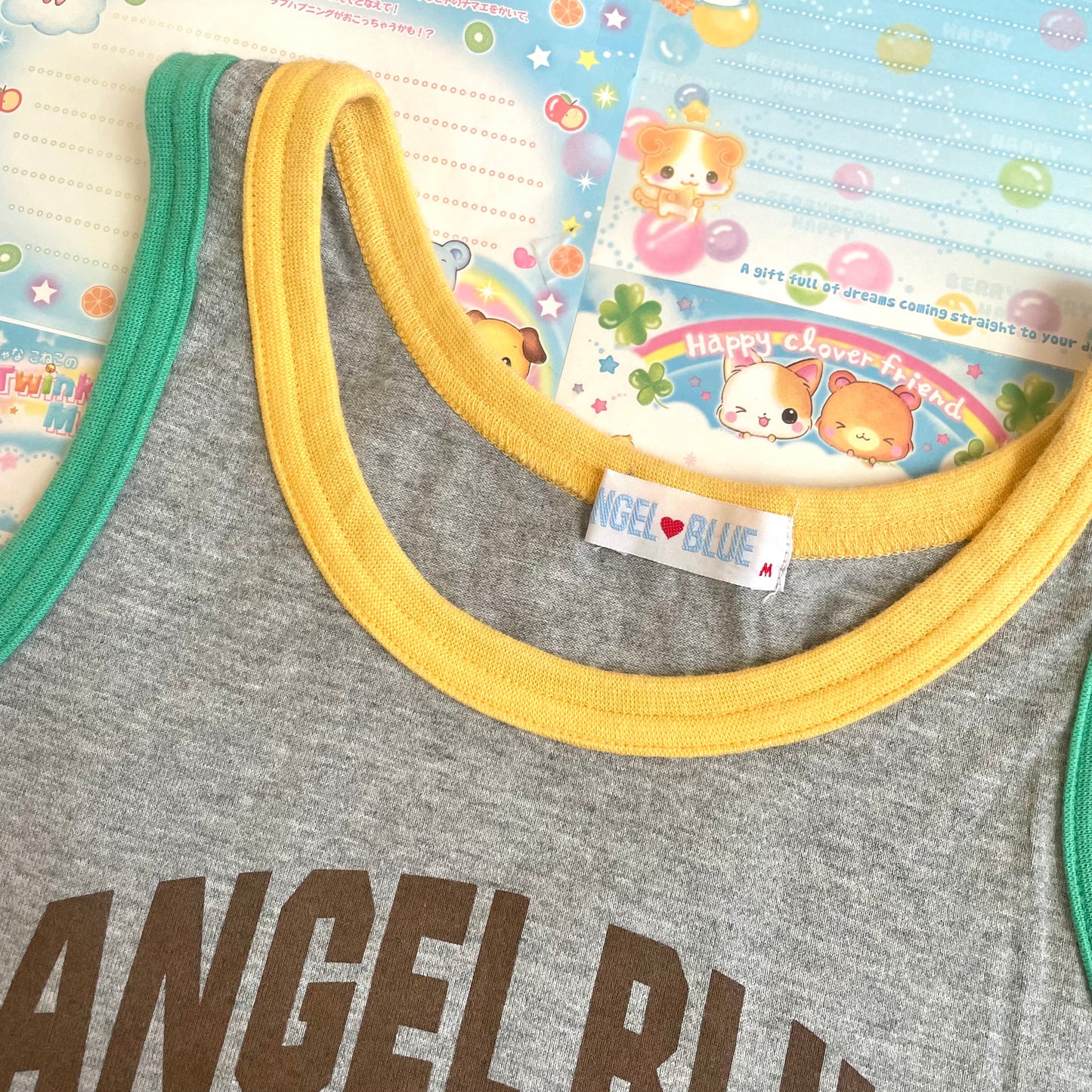 Angel Blue Happy Jeans M Tank Top