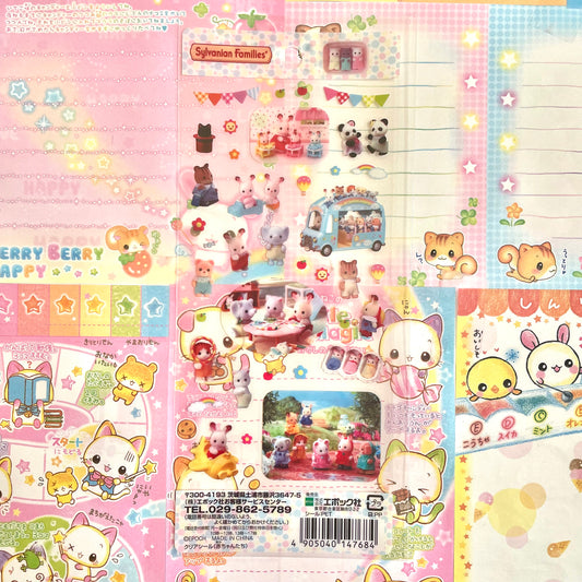 Sylvanian Families Clear Sticker Sheet