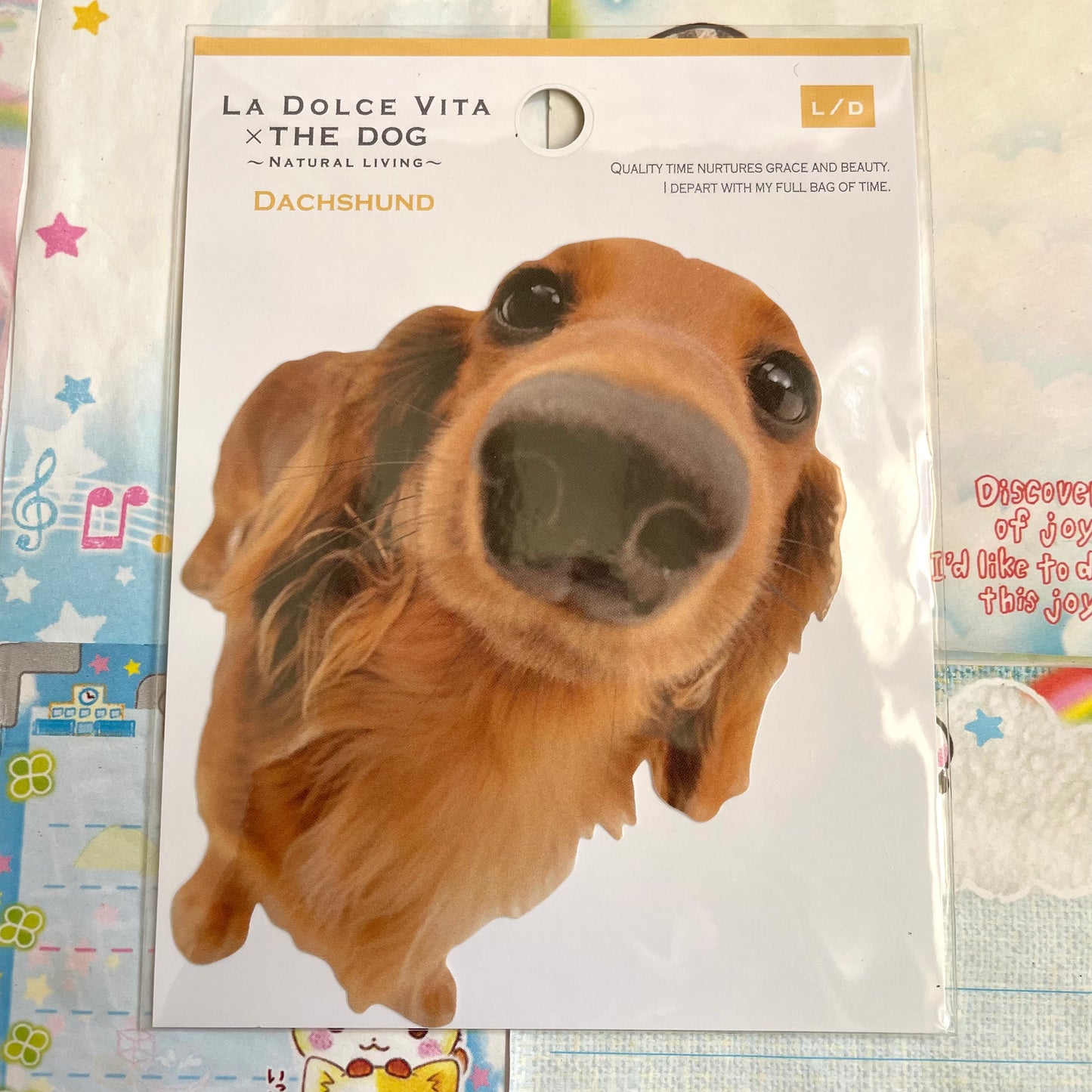 THE DOG x La Dolce Vita Dachshund Jumbo Sticker