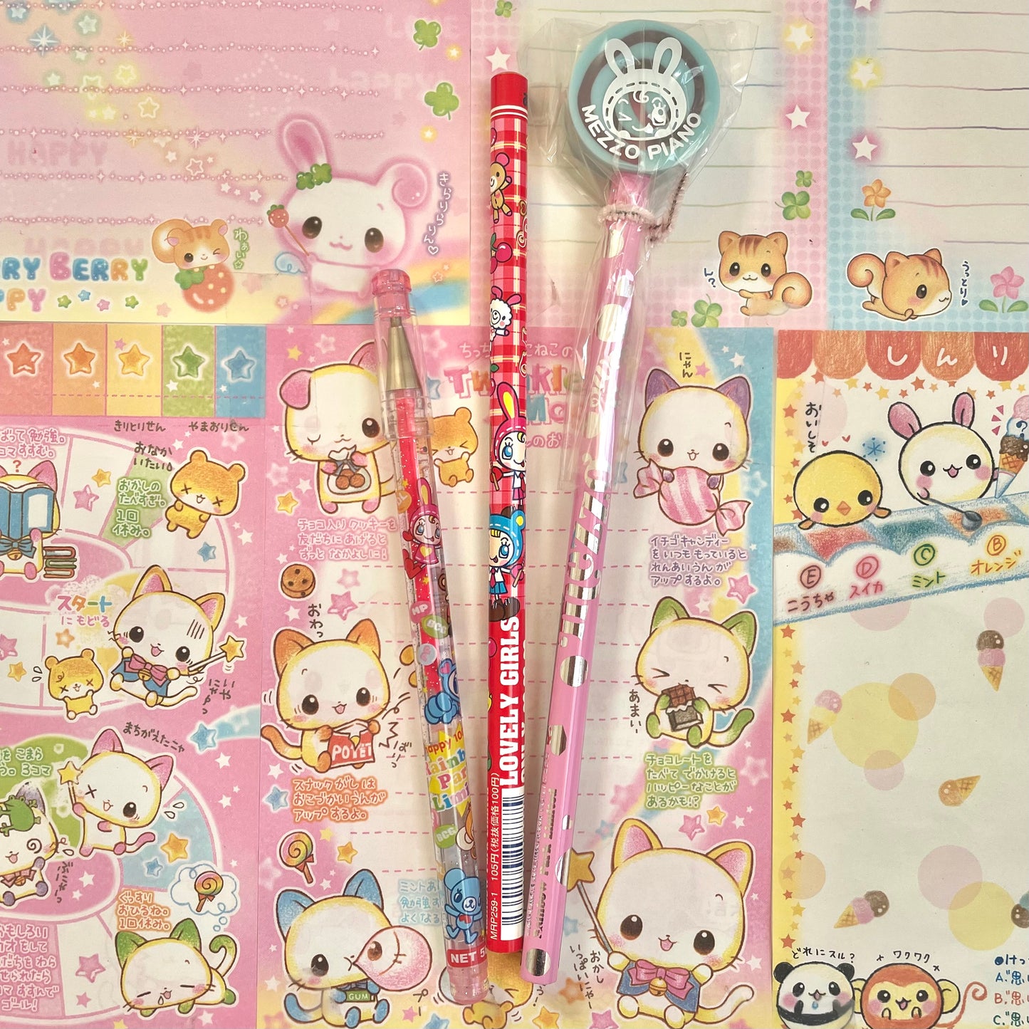 Mezzo Piano & RAINBOW PARK Pen/pencil Set