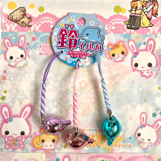 Glittery Bell Dolphin Strap Set